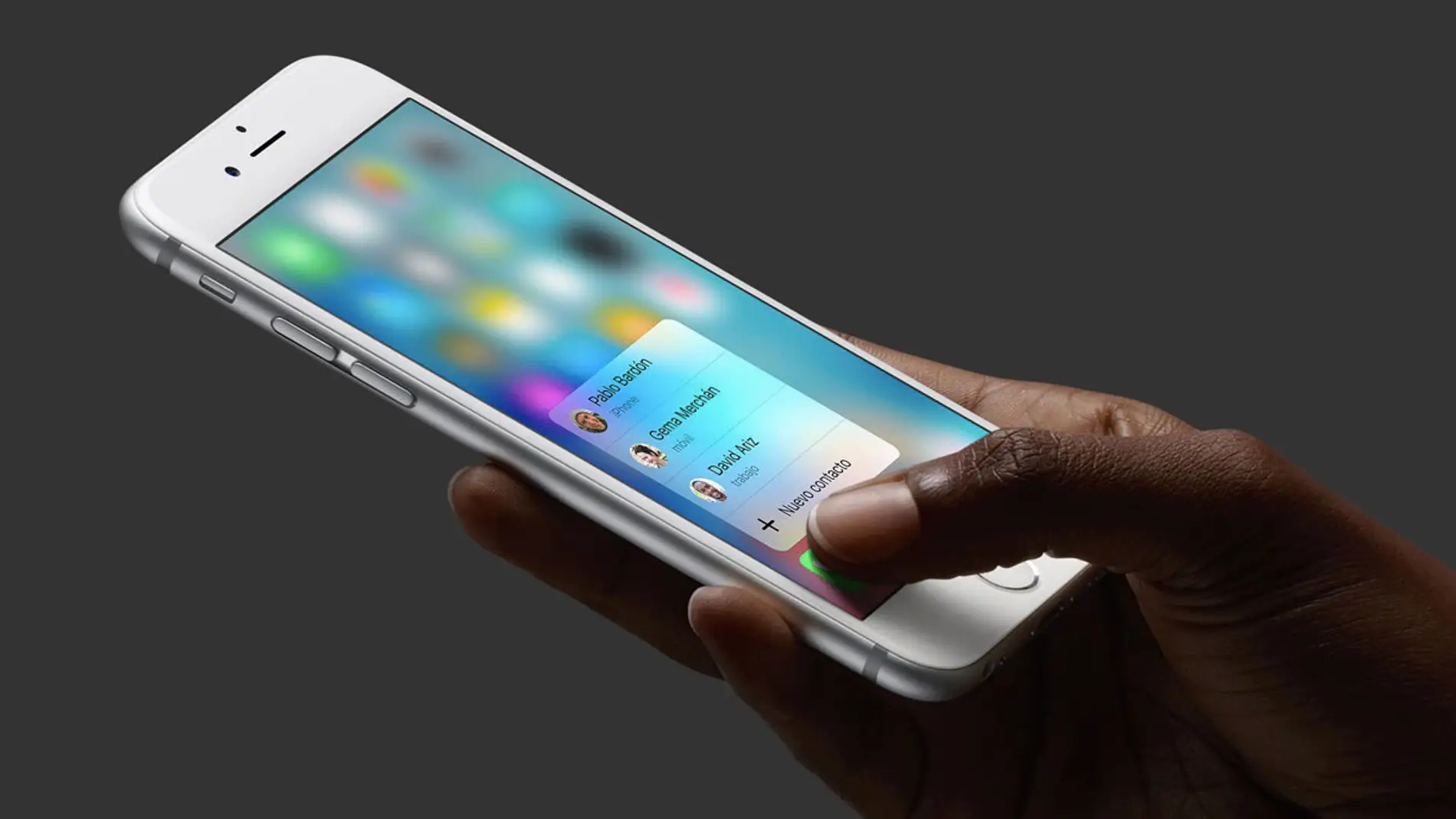 3D Touch, novedad de Apple