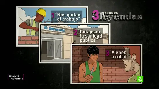 Las 3 leyendas sobre los inmigrantes Las 3 leyendas sobre los inmigrantes