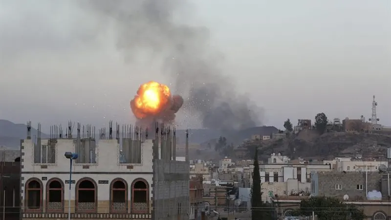 Bombardeo Yemen