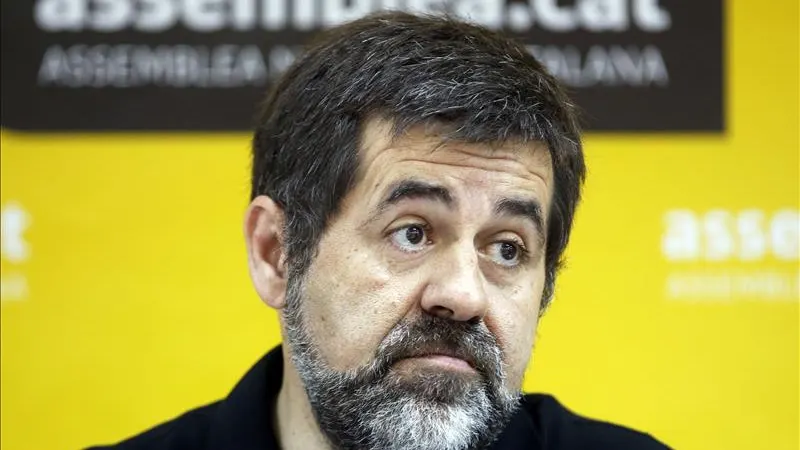 El presidente de la Asamblea Nacional Catalana, Jordi Sánchez, plantea la desobediencia civil