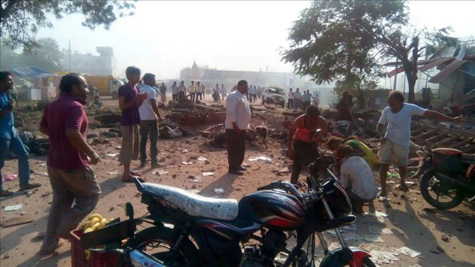 Una explosión de gas en la India deja decenas de muertos