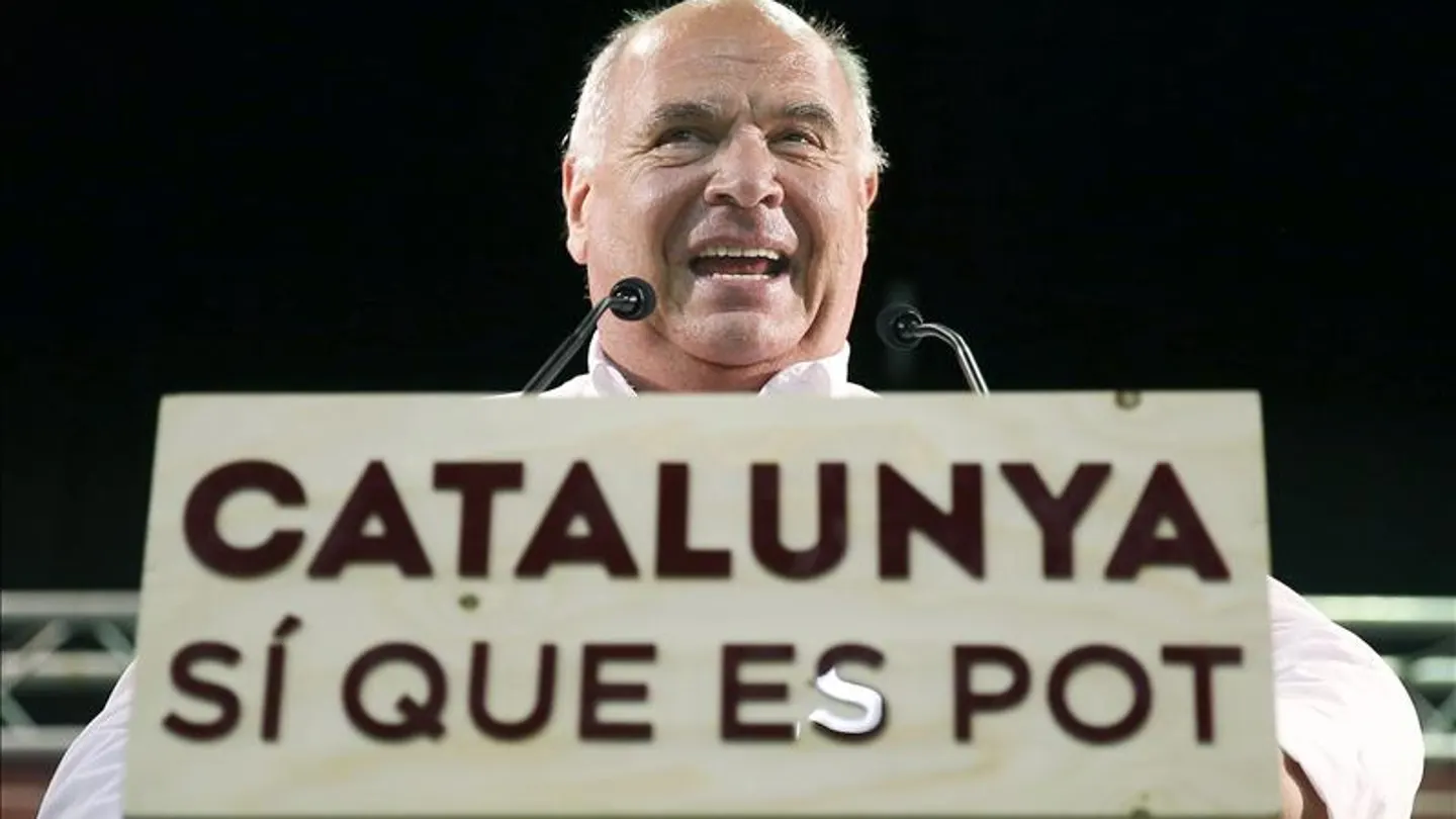 El candidato a la Generalitat por Catalunya Sí que es Pot, Lluís Rabell, durante el acto de inicio de campaña El candidato a la Generalitat por Catalunya Sí que es Pot, Lluís Rabell, durante el acto de inicio de campaña
