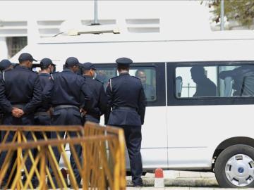 Imagen de policías marroquíes Imagen de policías marroquíes