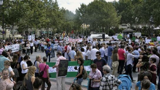 Manifestaci&oacute;n a favor de los refugiados