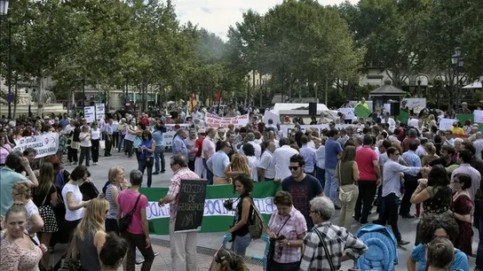 Manifestación a favor de los refugiados Manifestación a favor de los refugiados