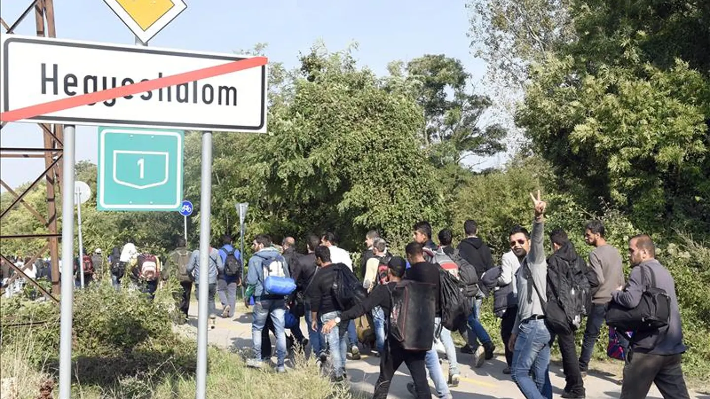 Récord de llegada de refugiados a Hungría Récord de llegada de refugiados a Hungría