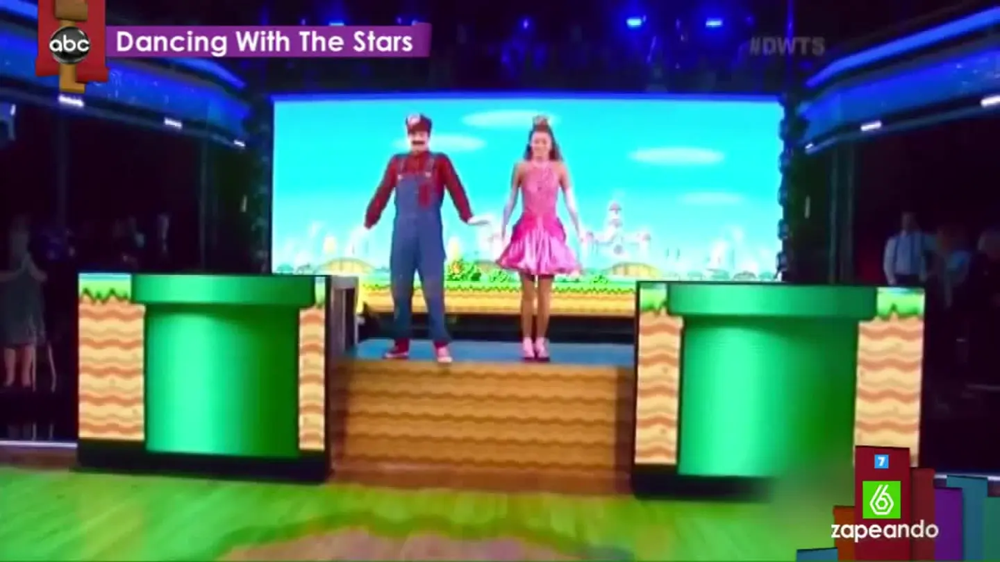 El homenaje a Mario Bros más movido de la televisión El homenaje a Mario Bros más movido de la televisión