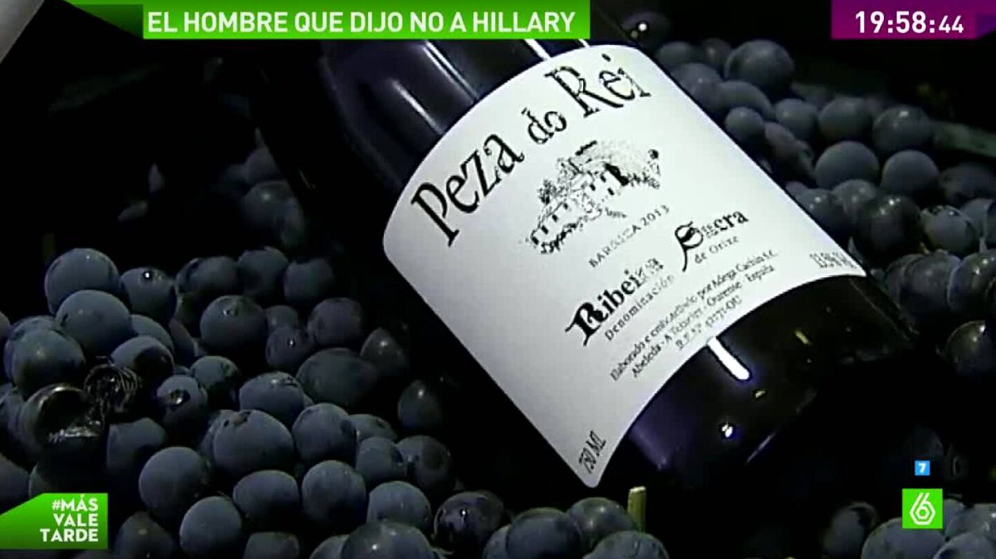 Un bodeguero gallego rechaza participar en la campa&ntilde;a de Clinton por estar vendimiando