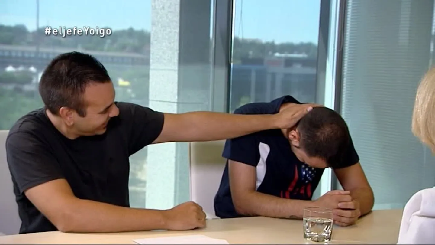 Sergio y Javier, en la hora de la revelación de 'La Jefa Infiltrada' de Yoigo Sergio y Javier, en la hora de la revelación de 'La Jefa Infiltrada' de Yoigo