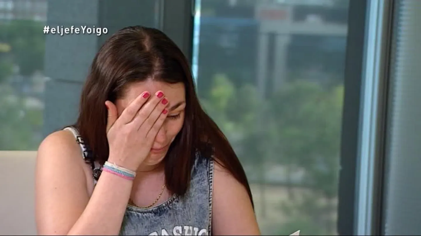 Patricia, en la hora de la revelación de 'La Jefa Infiltrada' de Yoigo Patricia, en la hora de la revelación de 'La Jefa Infiltrada' de Yoigo
