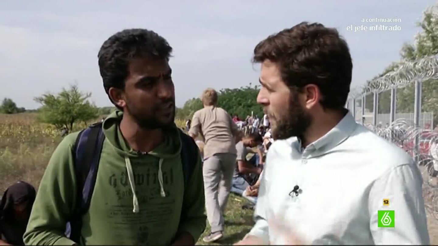 El Intermedio entrevista a Mohamed, un refugiado sirio en la frontera
