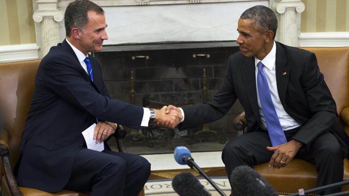Obama y Felipe VI