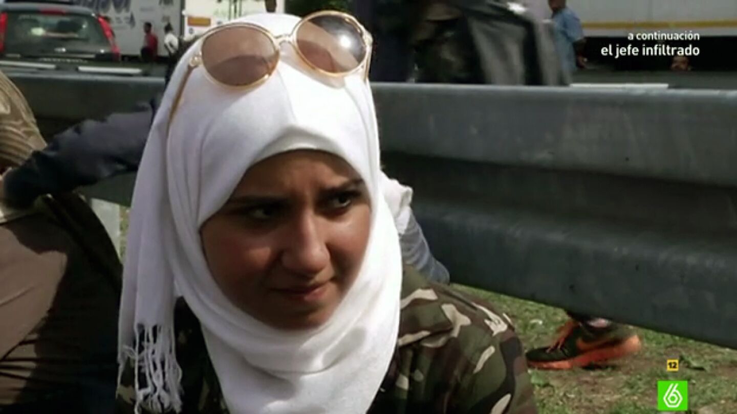 Marua, una refugiada siria, entrevistada por Gonzo