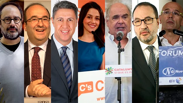 Las caras del debate en laSexta de cara a las elecciones del 27S 