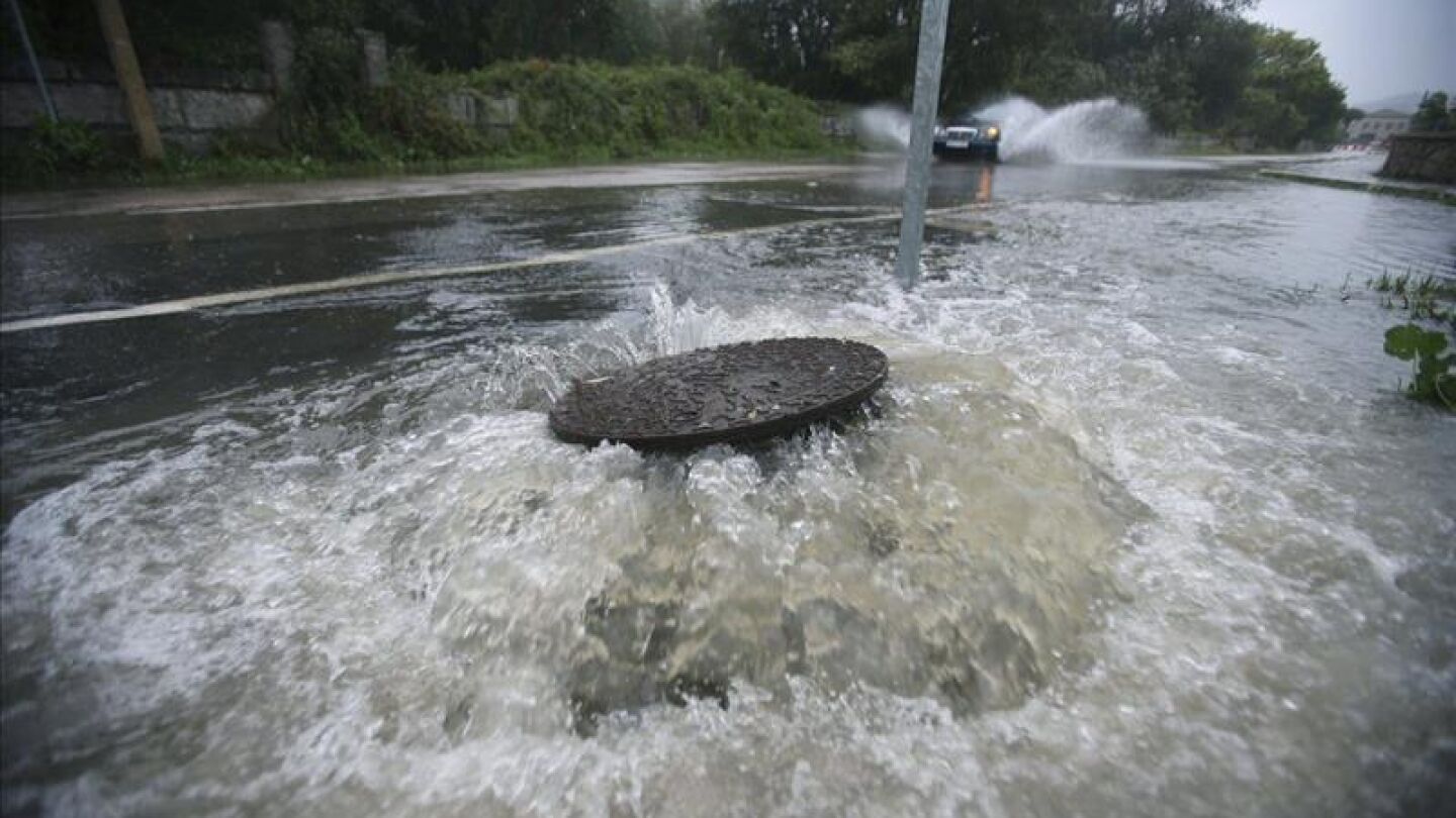  130 kil&oacute;metros por hora y lluvias de hasta 110 litros por metro cuadrado en Galicia