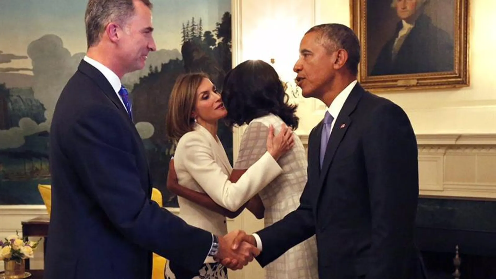Felipe VI y Barack Obama se reúnen en la Casa Blanca