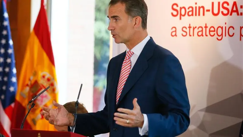 El rey anima a los empresarios de EE.UU a invertir en Espa&ntilde;a, "que resurge con fuerza"