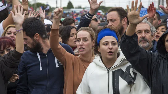 Protesta contra el tradicional Toro de la Vega Protesta contra el tradicional Toro de la Vega