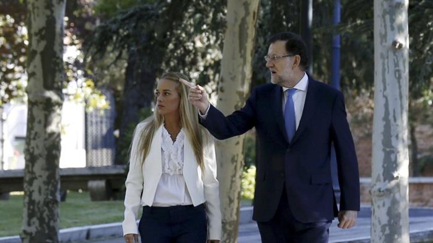 Rajoy recibe a Tintori en Moncloa