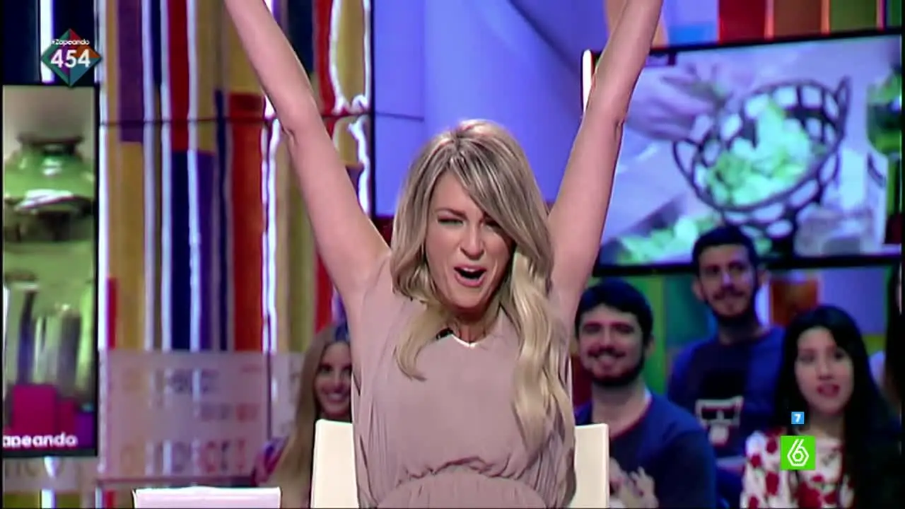 Anna Simon se vuelve loca imitando a María, de 'Top Chef'