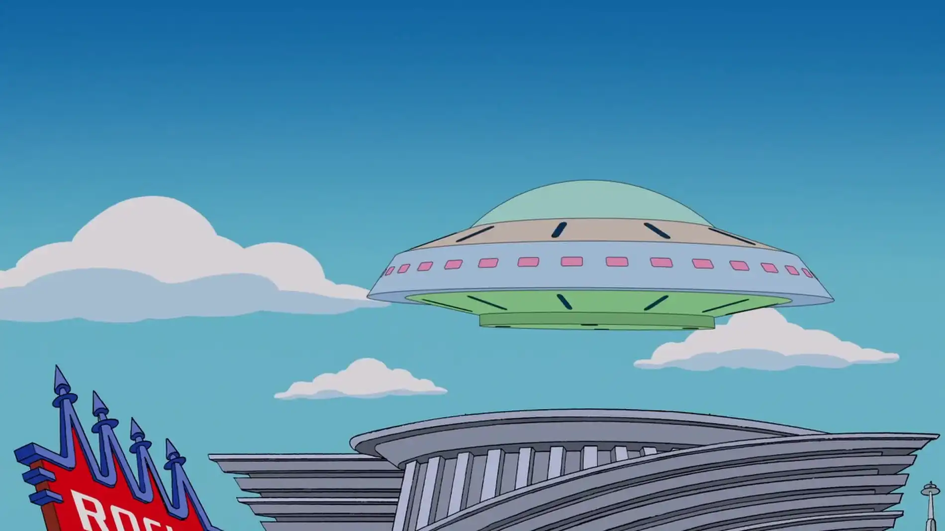 El platillo volante más famoso de Los Simpsons, tripulado por los extraterrestres Kang y KodosEl platillo volante más famoso de Los Simpsons, tripulado por los extraterrestres Kang y Kodos