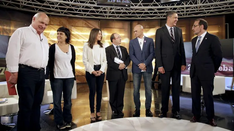 Debate entre los candidatos a las elecciones del 27S