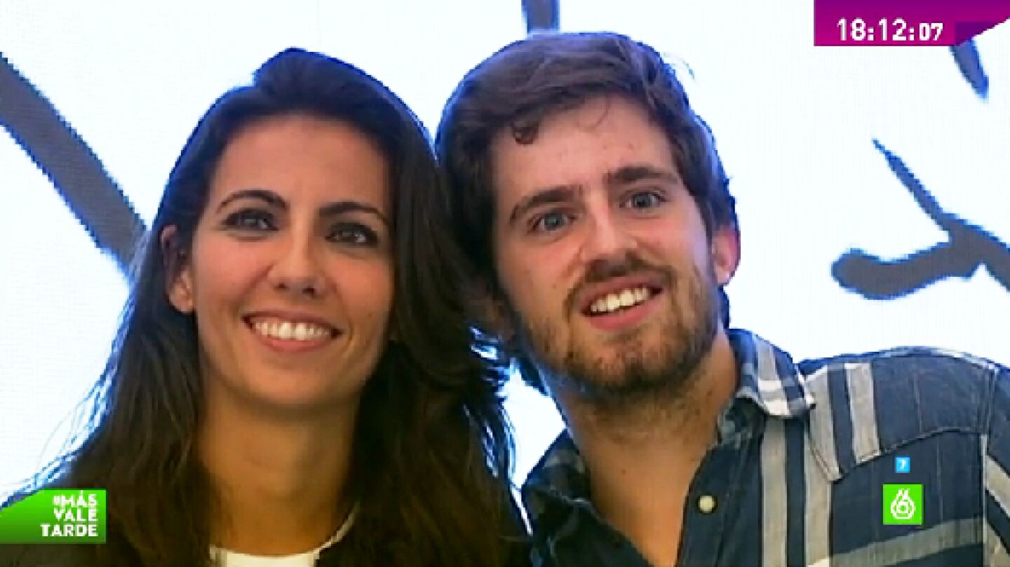 Antonio Contreras junto con la periodista Ana Pastor