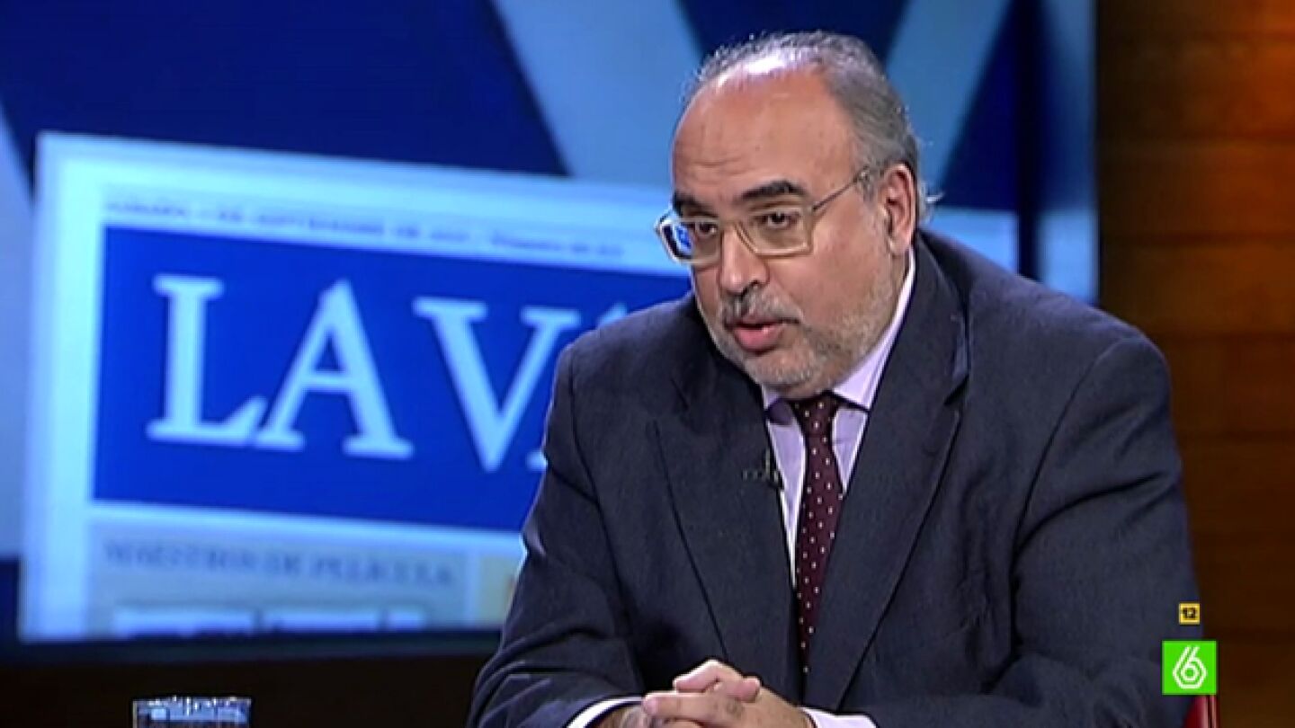 El director adjunto de La Vanguardia Enric Juliana, en &lsquo;El Intermedio&rsquo; 