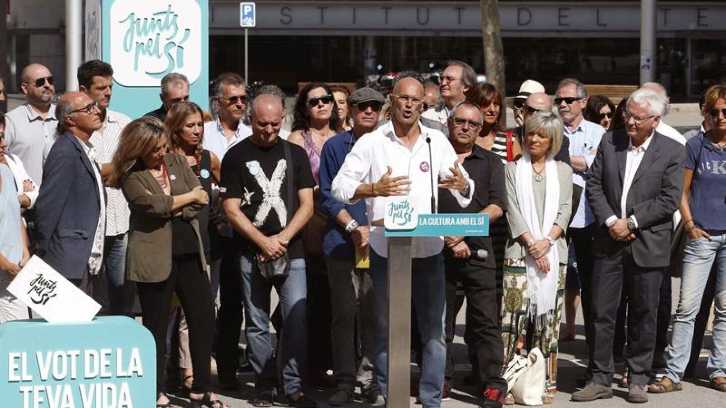 Ra&uuml;l Romeva en el acto "La Cultura del S&iacute;" 