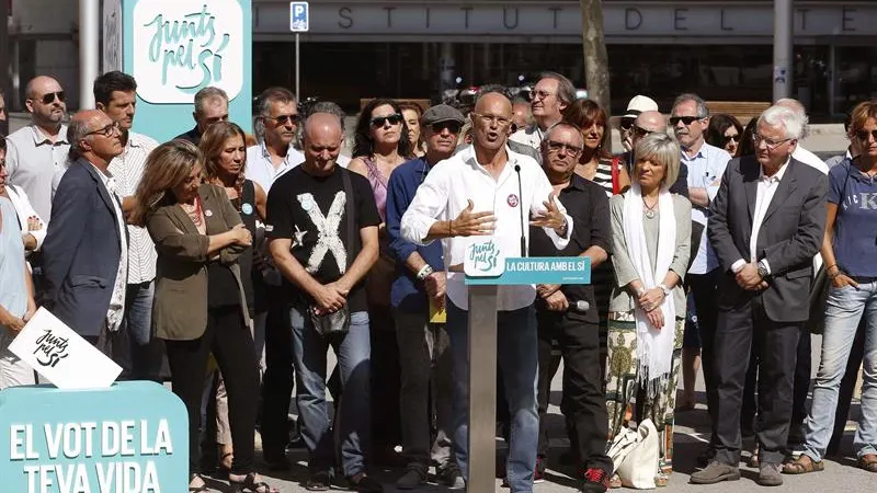 Raül Romeva en el acto "La Cultura del Sí" 