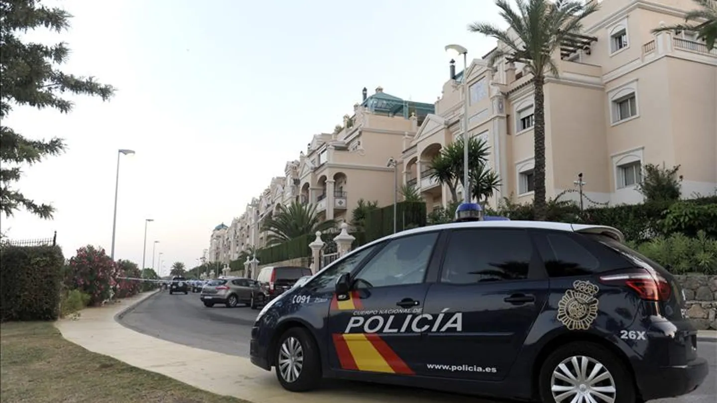 Imagen de archivo de un coche de la Policía Nacional Imagen de archivo de un coche de la Policía Nacional