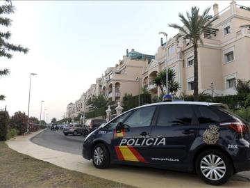 Imagen de archivo de un coche de la Policía Nacional Imagen de archivo de un coche de la Policía Nacional
