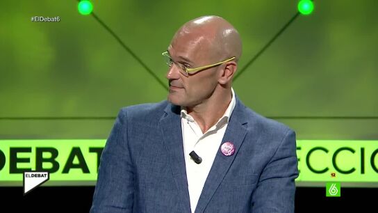 Ra&uuml;l Romeva en 'El Debat' en laSexta