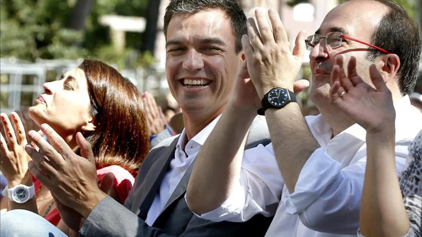 Miquel Iceta y Pedro Sánchez en Barcelona Miquel Iceta y Pedro Sánchez en Barcelona