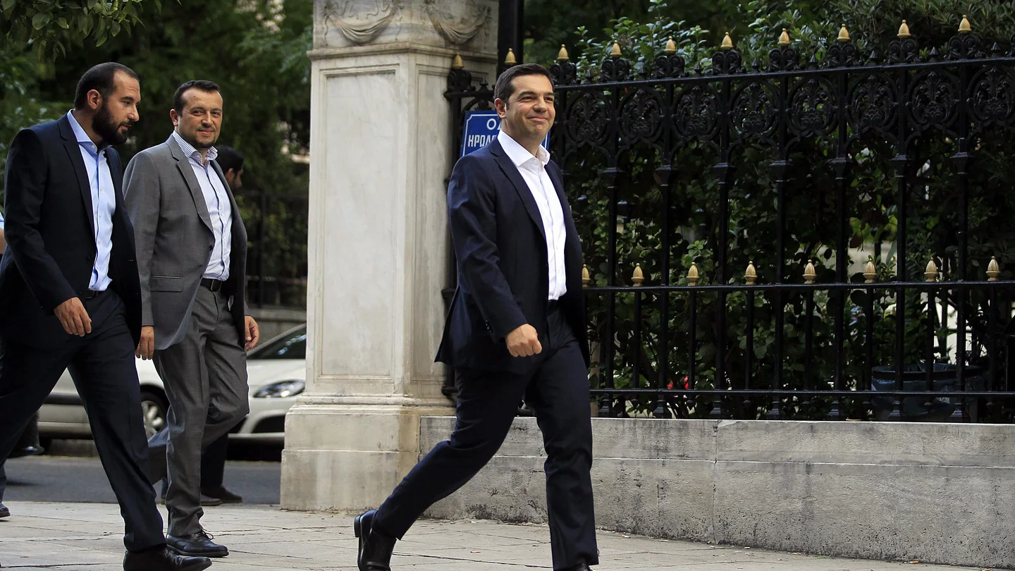 Alexis Tsipras jura su cargo como primer ministro griego por segunda vez en un año Alexis Tsipras jura su cargo como primer ministro griego por segunda vez en un año