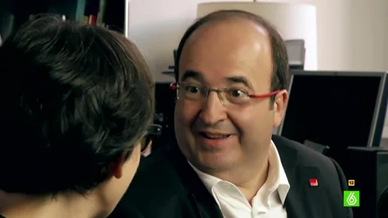 Thais Villas entrevista a Miquel Iceta, en 'El Intermedio' Thais Villas entrevista a Miquel Iceta, en 'El Intermedio'