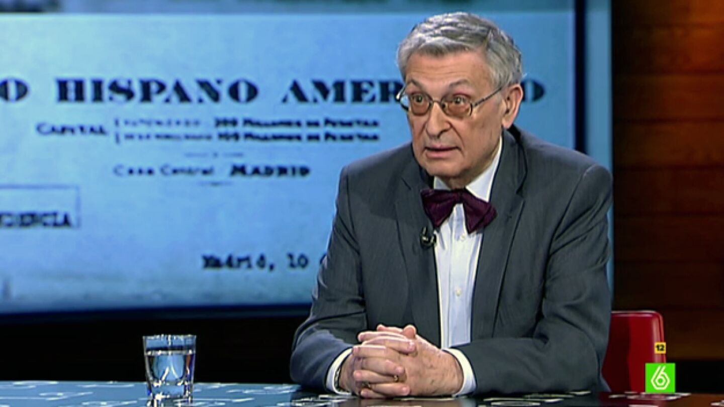 El historiador y exdiplom&aacute;tico &Aacute;ngel Vi&ntilde;as visita &lsquo;El Intermedio&rsquo; 