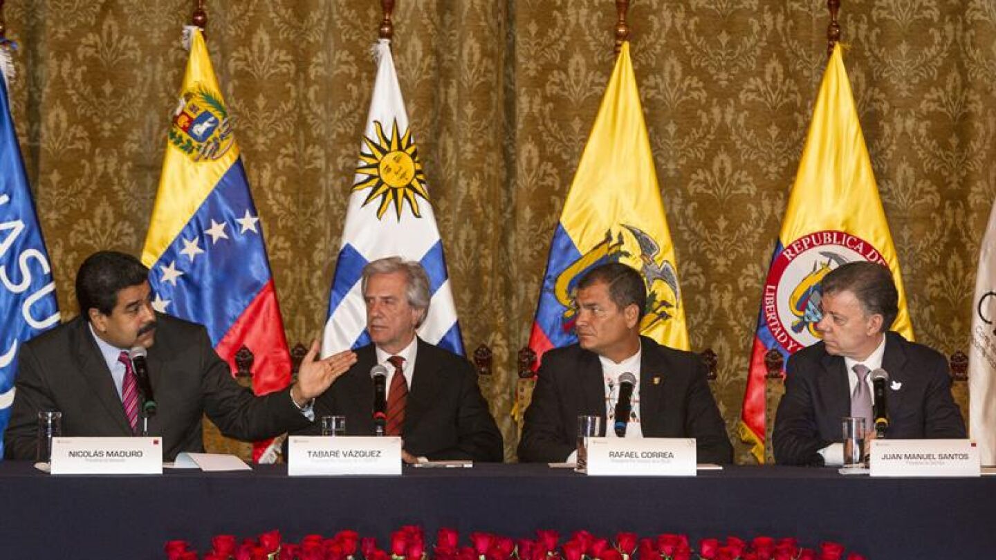 Reuni&oacute;n para solucionar los problemas fronterizos entre Colombia y Venezuela.