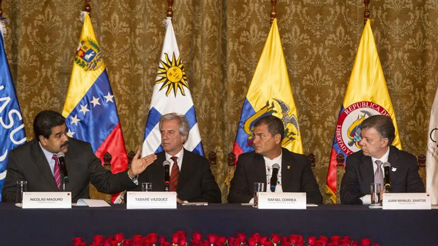 Reunión para solucionar los problemas fronterizos entre Colombia y Venezuela. Reunión para solucionar los problemas fronterizos entre Colombia y Venezuela.