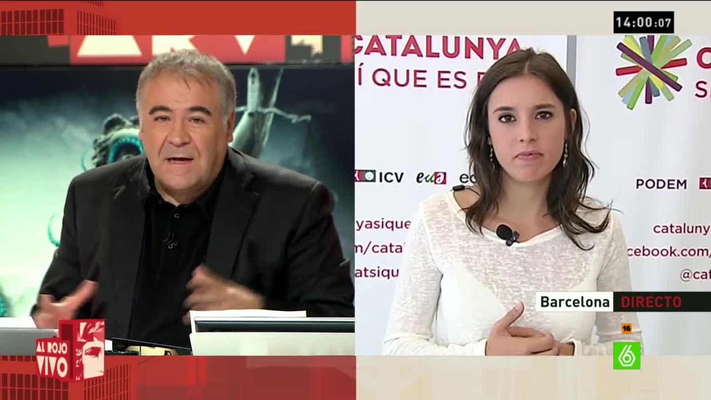 Irene Montero en ARV
