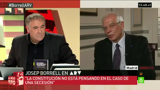 Josep Borrell en ARV Josep Borrell en ARV