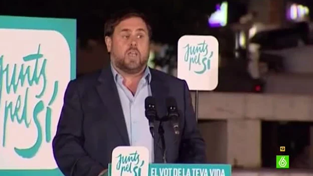 Oriol Junqueras, el líder de ERC y candidato de Junts pel sí