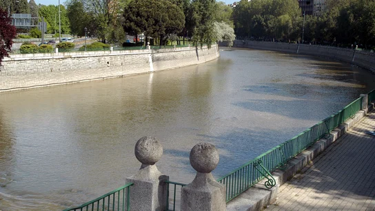 Río Manzanares, Madrid. Río Manzanares, Madrid.