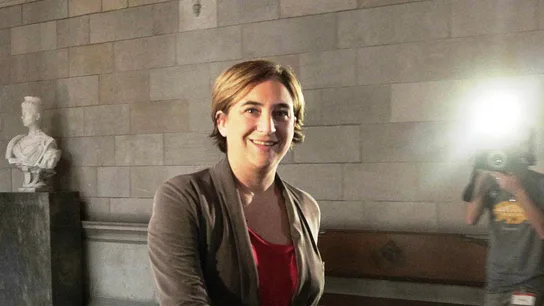 La alcaldesa de Barcelona, Ada Colau La alcaldesa de Barcelona, Ada Colau