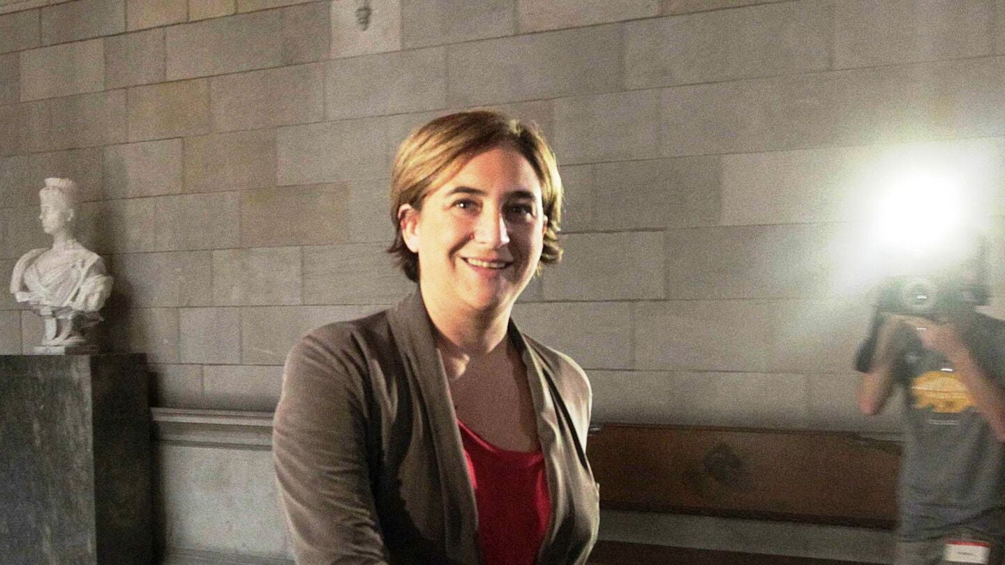 La alcaldesa de Barcelona, Ada Colau