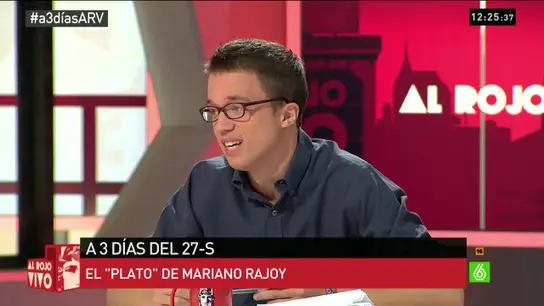Íñigo Errejón en ARV Íñigo Errejón en ARV