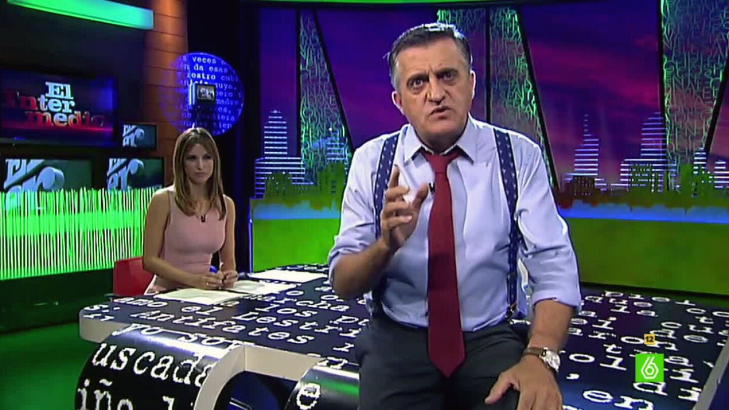 El Gran Wyoming reflexiona sobre las palabras de Mariano Rajoy de vasos y platos