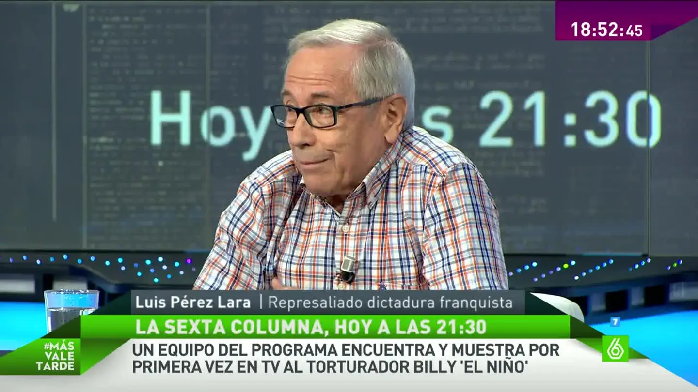 Luis Pérez Lara: "Los torturadores eran gente que no parecían del género humano" Luis Pérez Lara: "Los torturadores eran gente que no parecían del género humano"