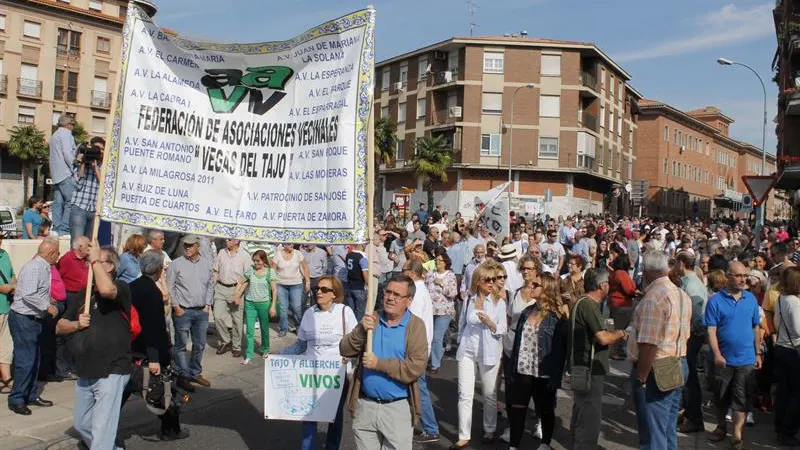 Concentración en contra del trasvase Tajo-Segura