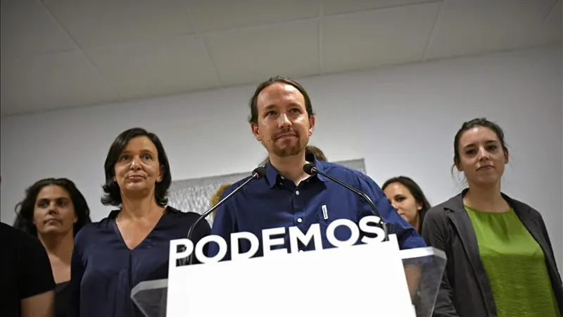 Pablo Iglesias ante los medios